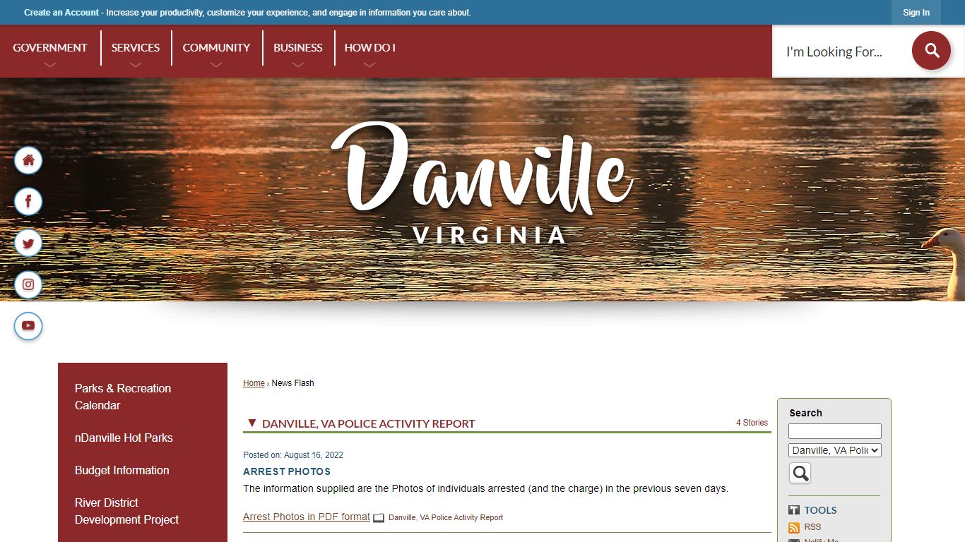 News Flash • City of Danville • CivicEngage