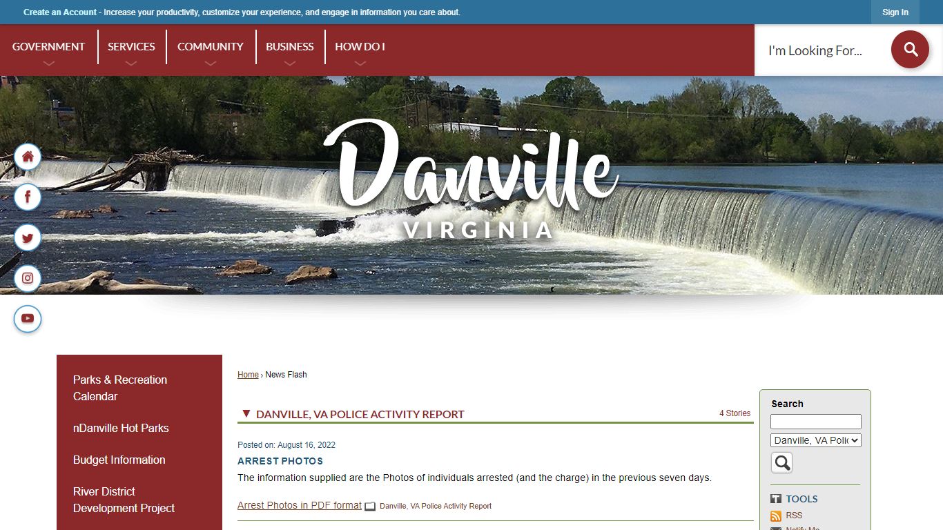 News Flash • City of Danville • CivicEngage